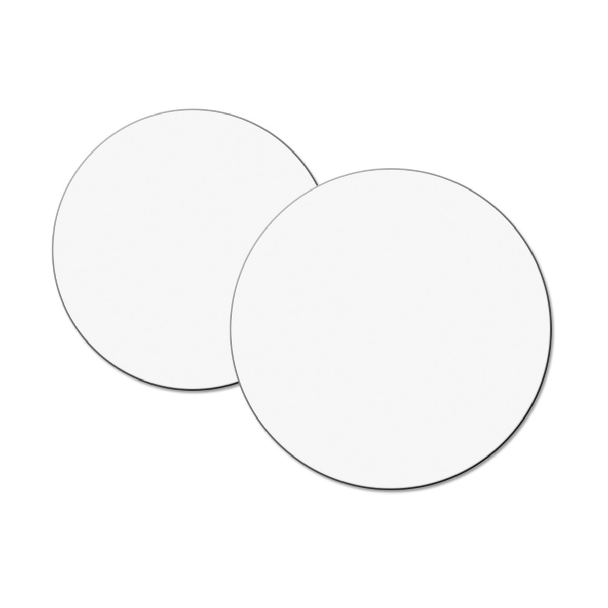 assiette blanches en carton