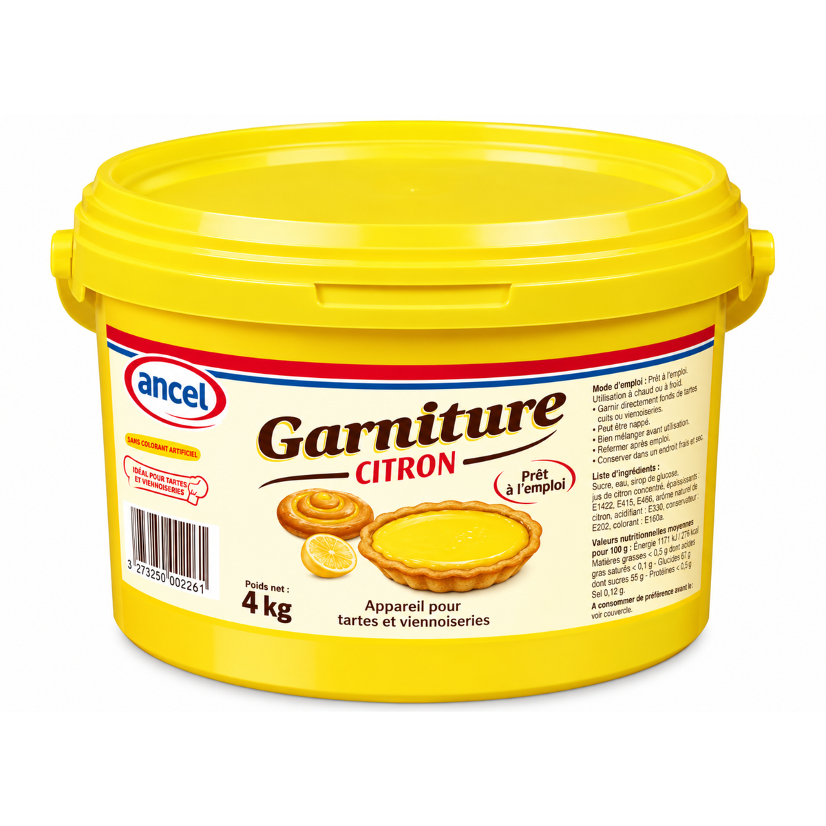  Garniture citron 4 kg Ancel 