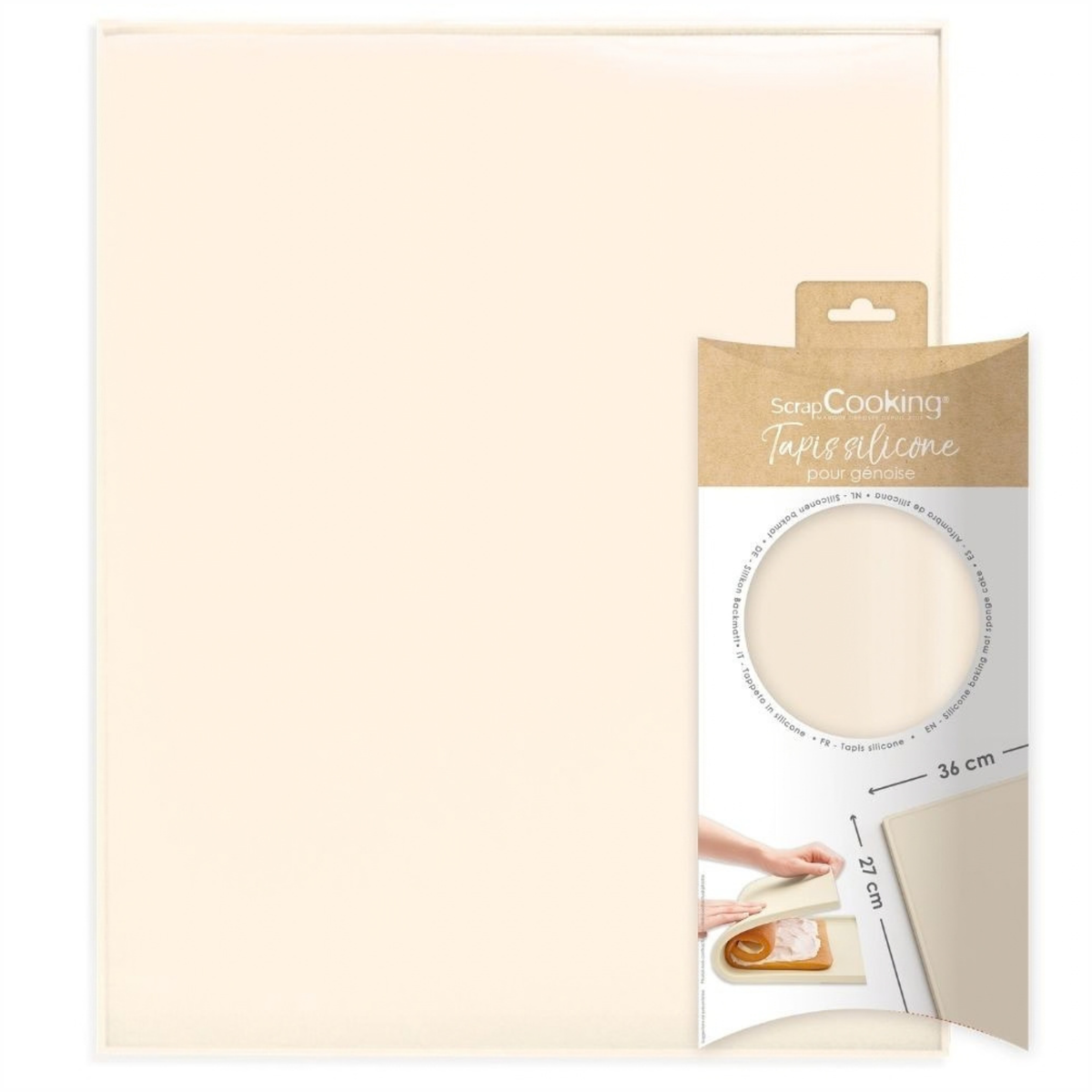Tapis génoise en silicone  ScrapCooking 