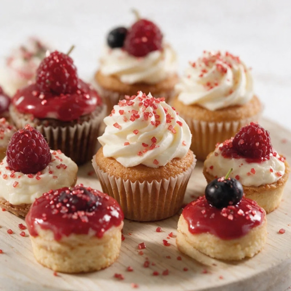 paillettes rouges comestibles