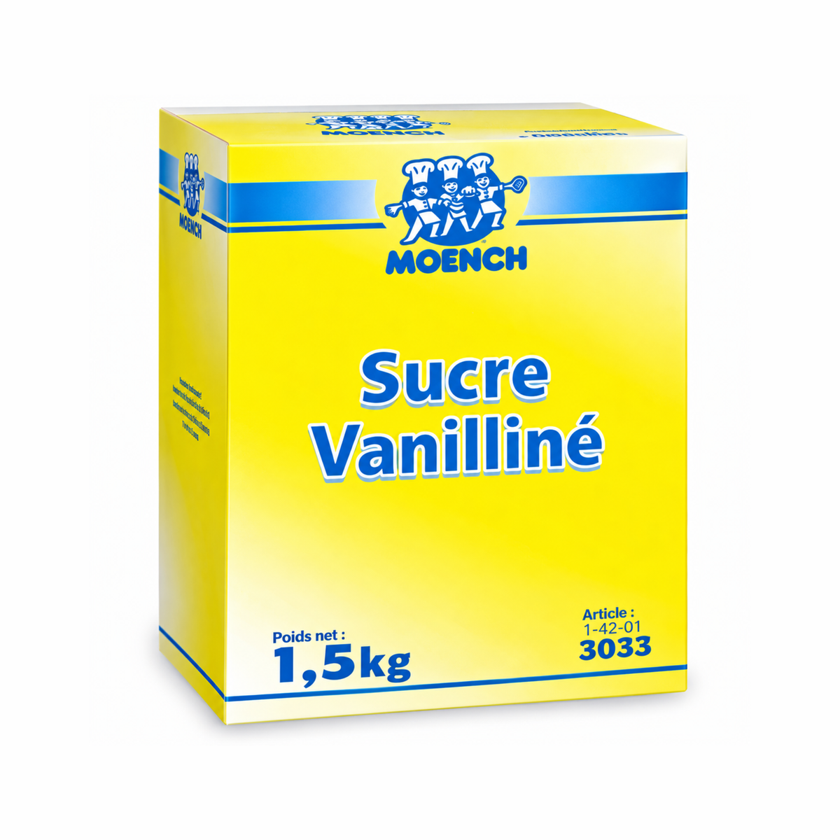 Boite de Sucre vanilliné 1,5 kg Moench 