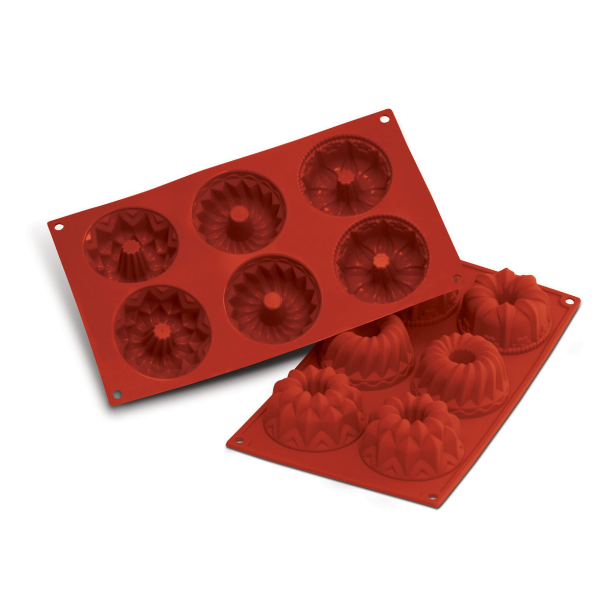 Silikomart – Moule Silicone Kouglofs Assortis