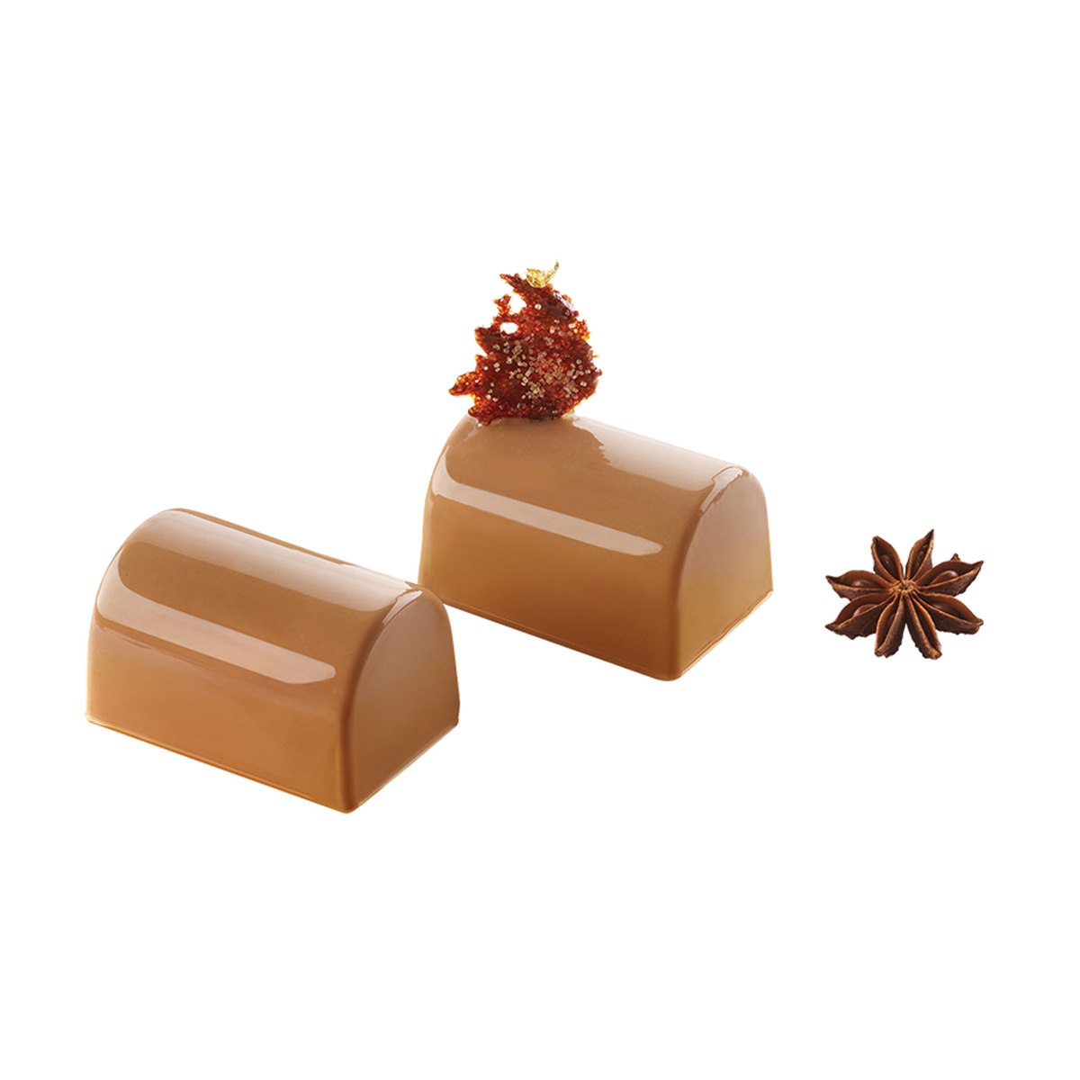 Moule silicone 8 Bûchettes Noël 140 ml Silikomart