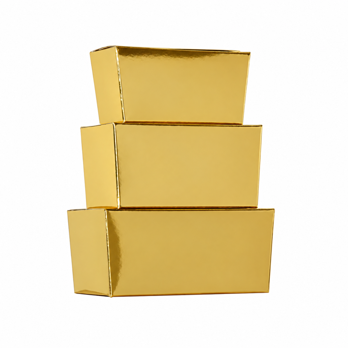 Ballotin en carton doré