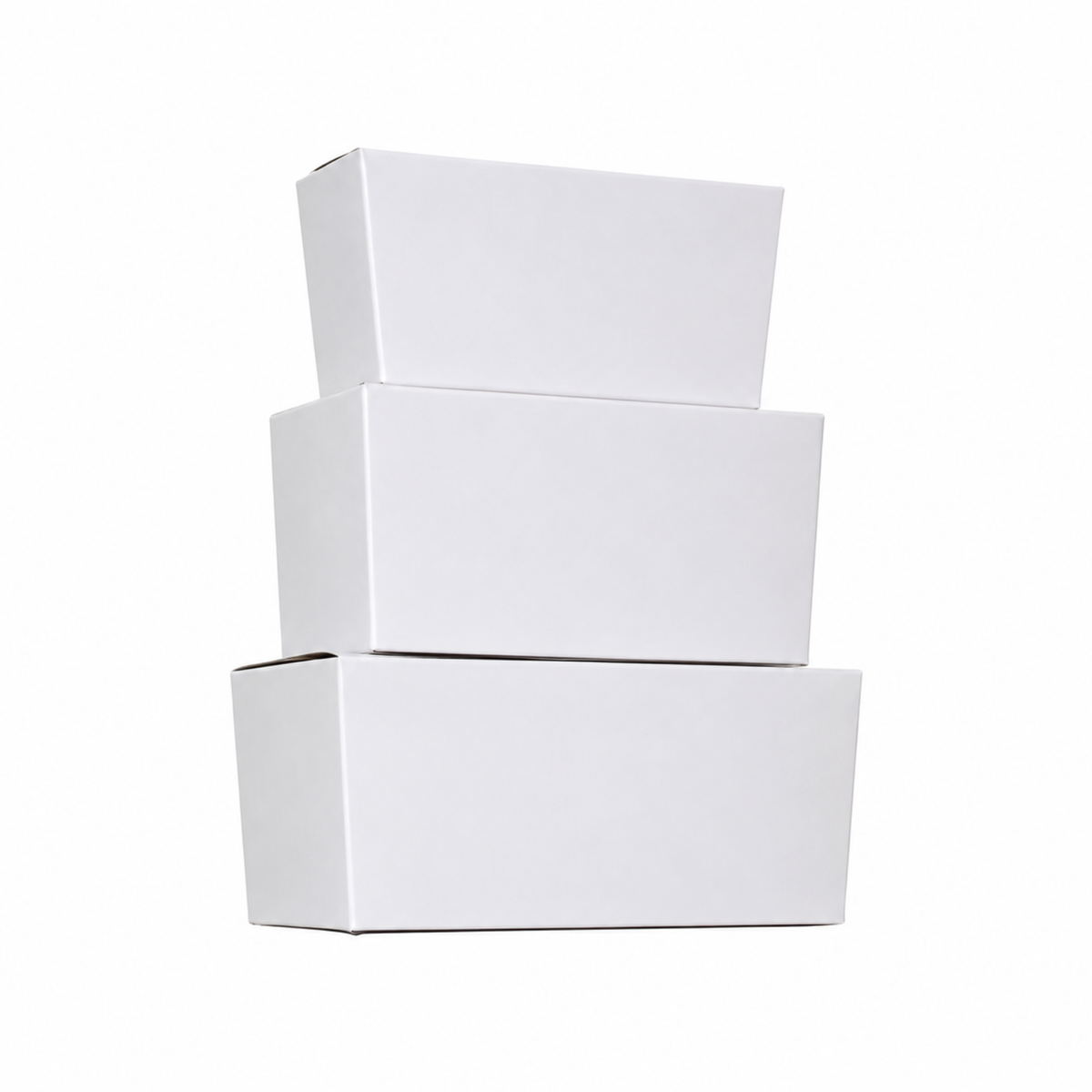 Ballotin en carton blanc glacé