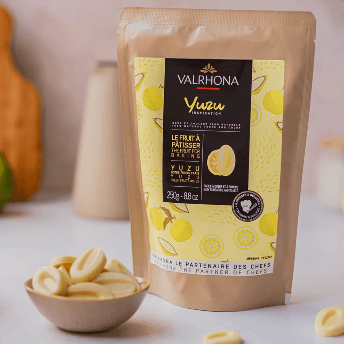 Chocolat de couverture Inspiration Yuzu 250 g Valrhona 