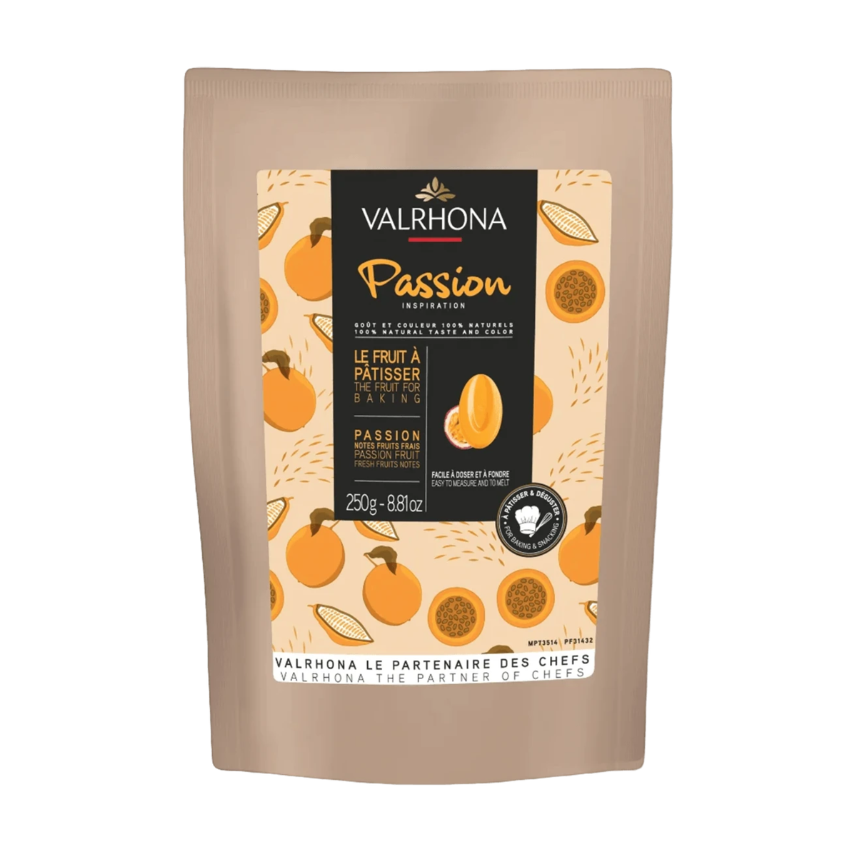 Chocolat de couverture Inspiration Passion 250 g Valrhona 