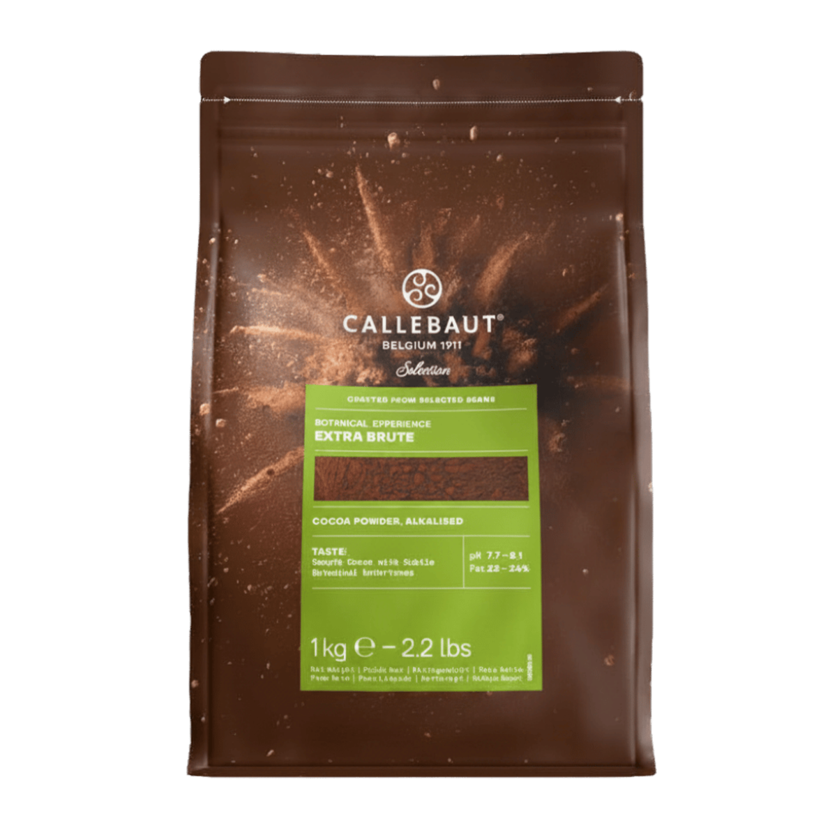 Cacao en Poudre Botanical Extra Brute - 1 kg Callebaut 