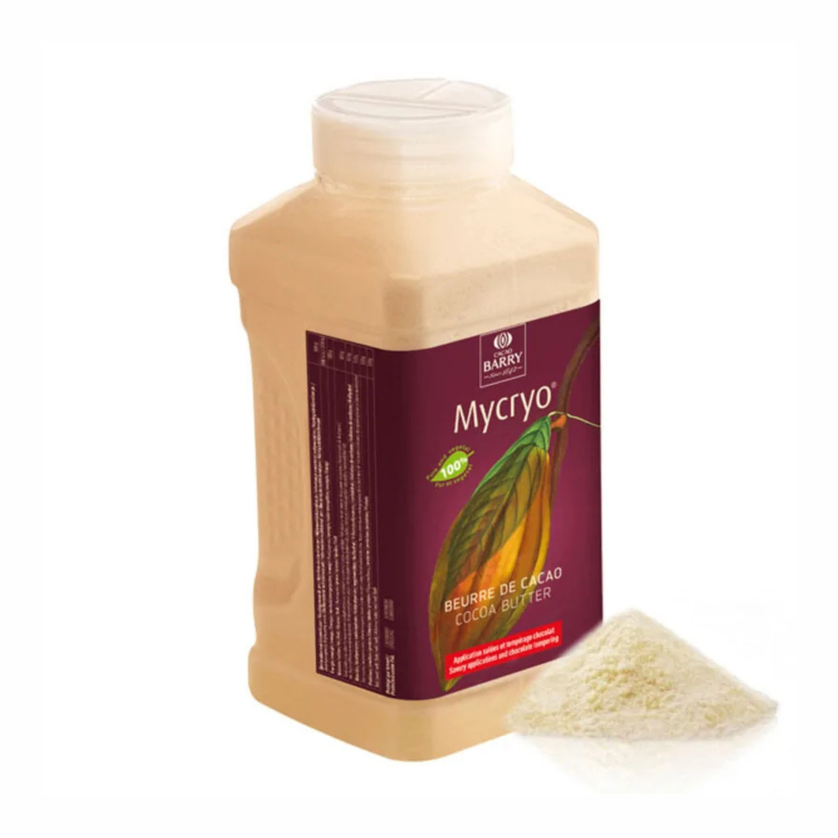 Cacao Barry - MyCryo Beurre de Cacao en Poudre 550 g