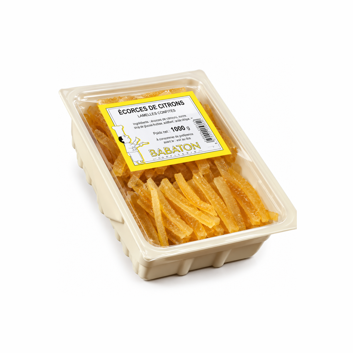 Sabaton - Écorces de Citrons Confits en Lamelles 1 kg