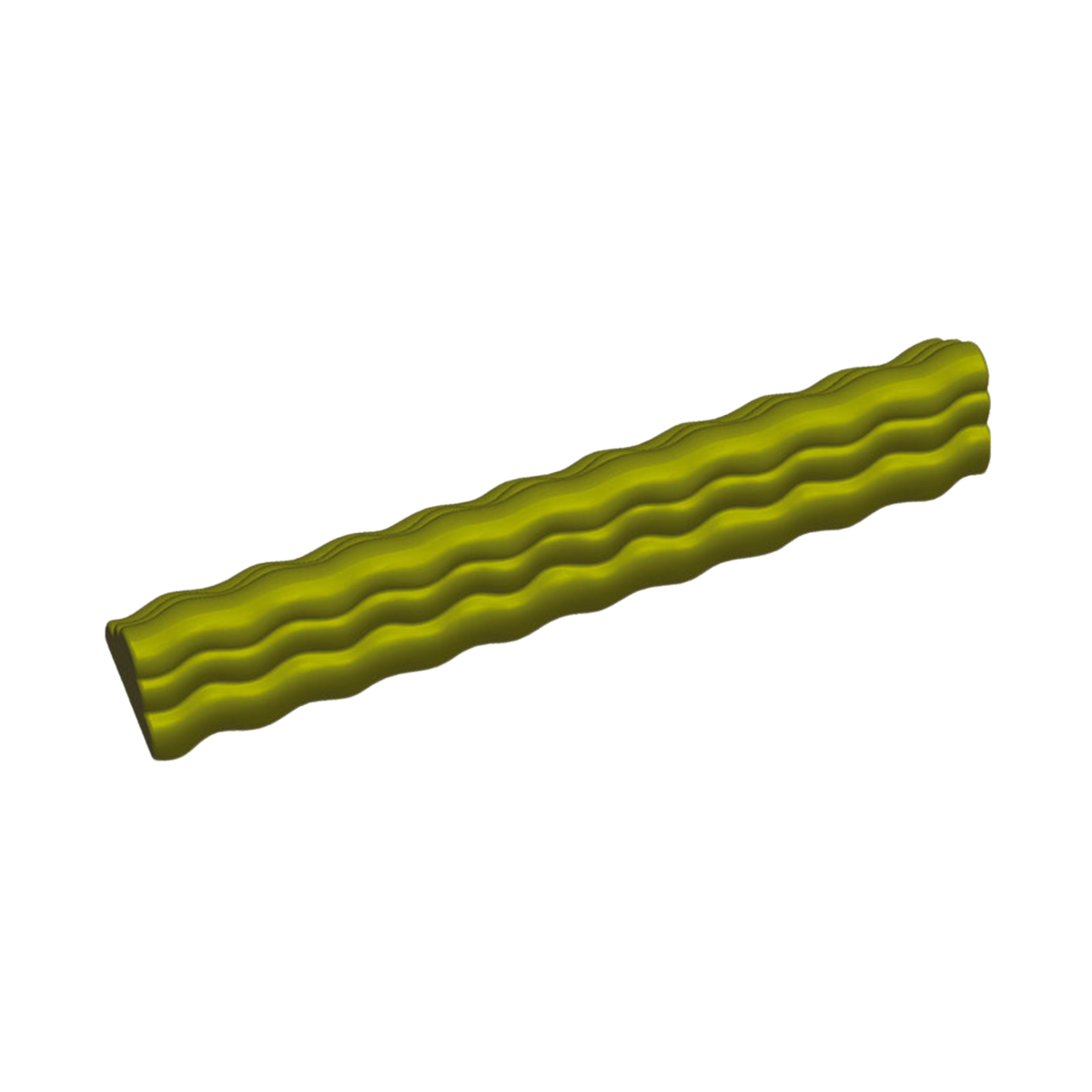 Moule à insert ondulé en silicone vert