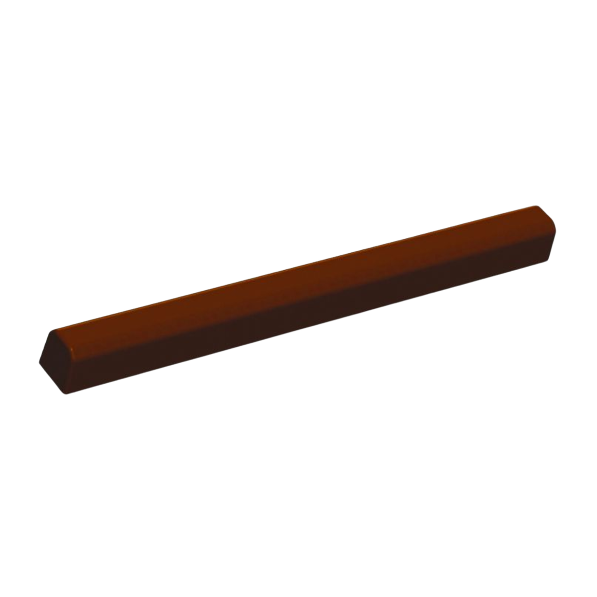 Moule à bûche long de forme rectangulaire aux angles biseautés