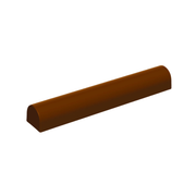 Moule à bûche long de forme arrondie et demi-cylindriquev