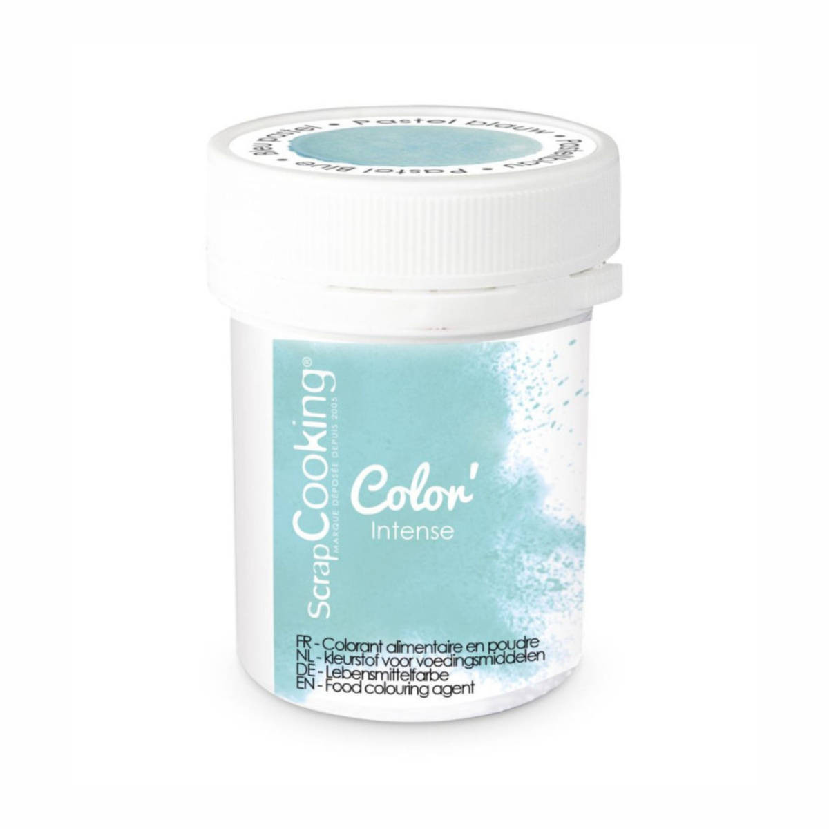 ScrapCooking - Colorant alimentaire en poudre Bleu Pastel 5 g DDM 28.12.2026