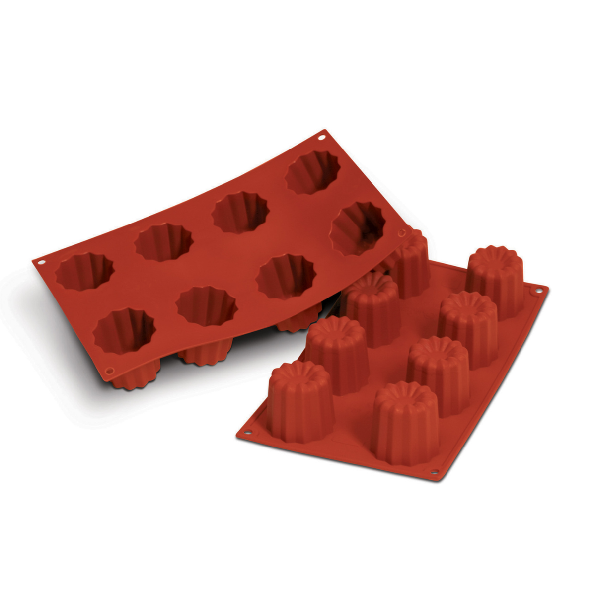 moule silicone à 8 entremets cannelés