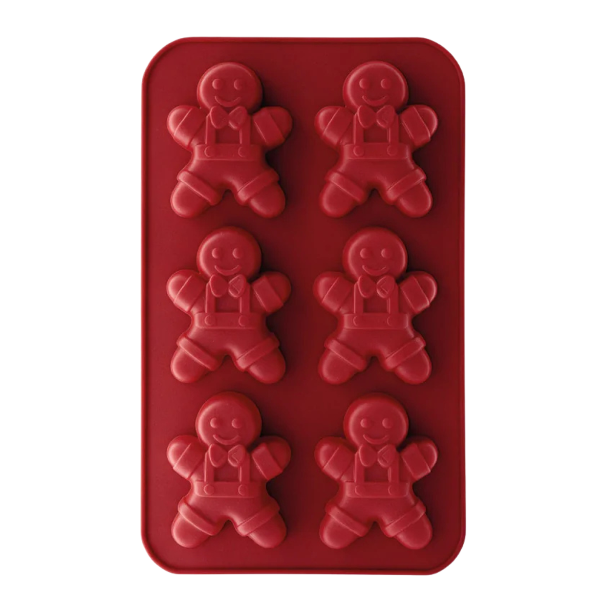 Moule en silicone 6 empreintes bonhommes en pain d’épices