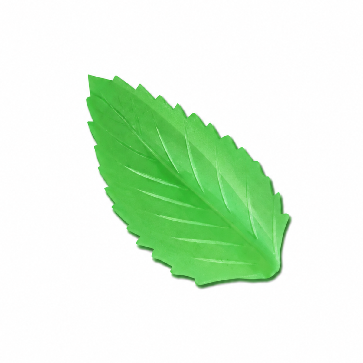 Feuille verte en azyme pour décoration de gâteaux