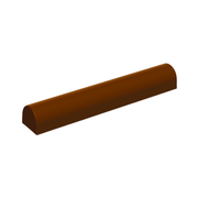 Moule à bûche long de forme arrondie et demi-cylindrique