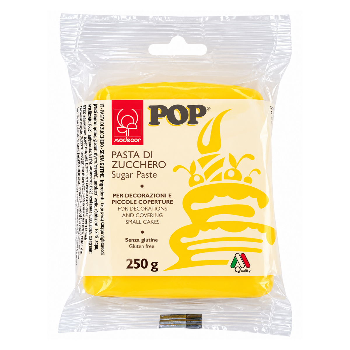 sachet de Pâte à sucre Pop extra fondant 250 g  Modecor 