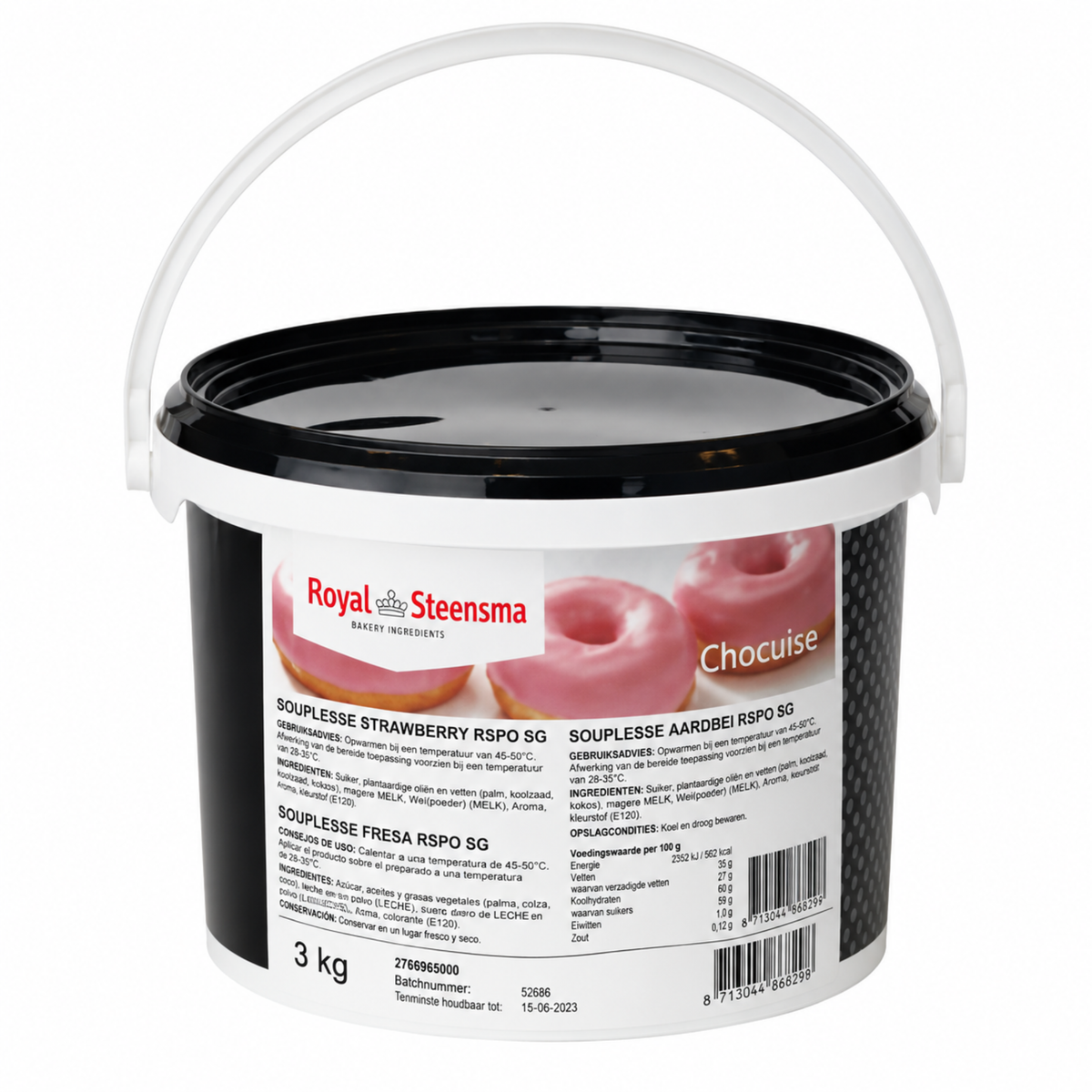 Dawn Caullet - Glaçage Fraise Souplesse Royal Steensma 3 kg