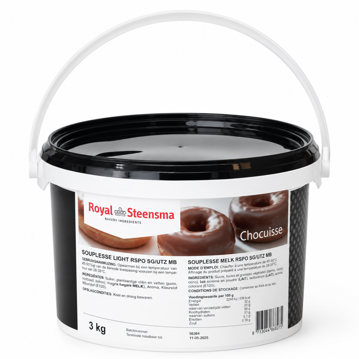 Dawn Caullet - Pâte à glacer Souplesse type lait Royal Steensma 3 kg
