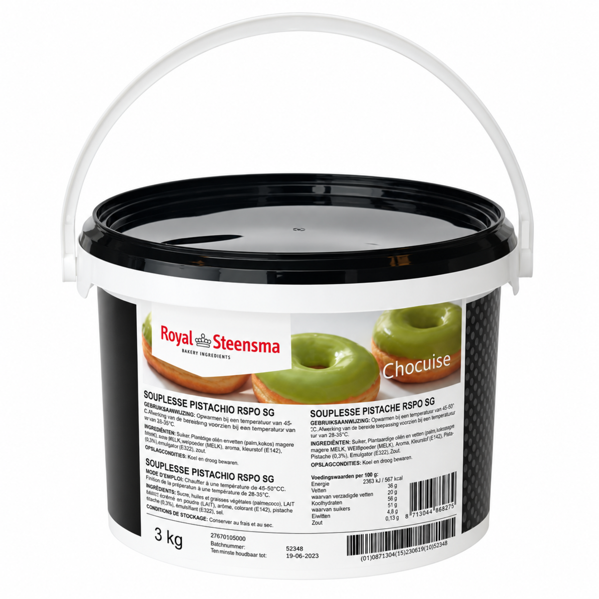 Dawn Caullet - Glaçage Pistache Souplesse Royal Steensma 3 kg