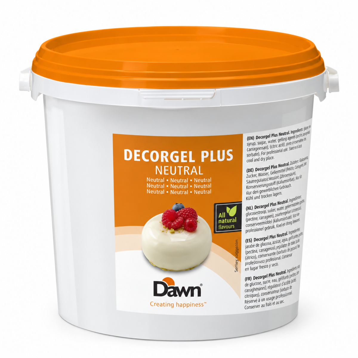 Dawn Caullet - Nappage pâtissier Decorgel Glaze Neutre 3 kg