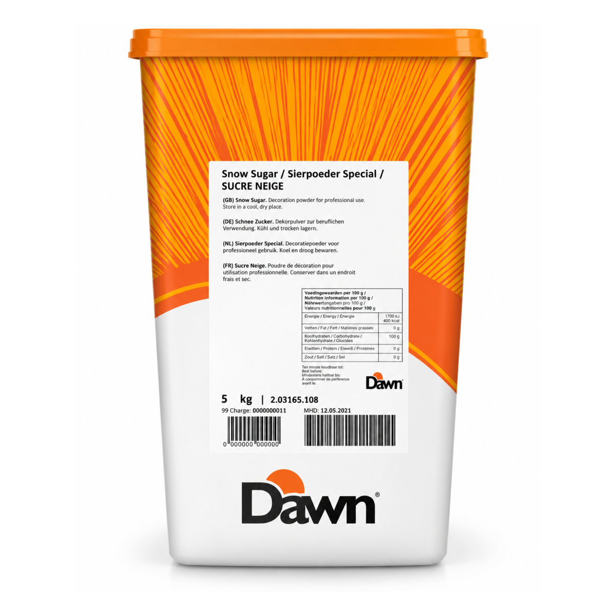 Dawn Caullet - Sucre glace de décoration Sierpoeder Speciaal 5 kg