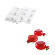 Moule silicone Silikomart 6 empreintes avec entremets individuels