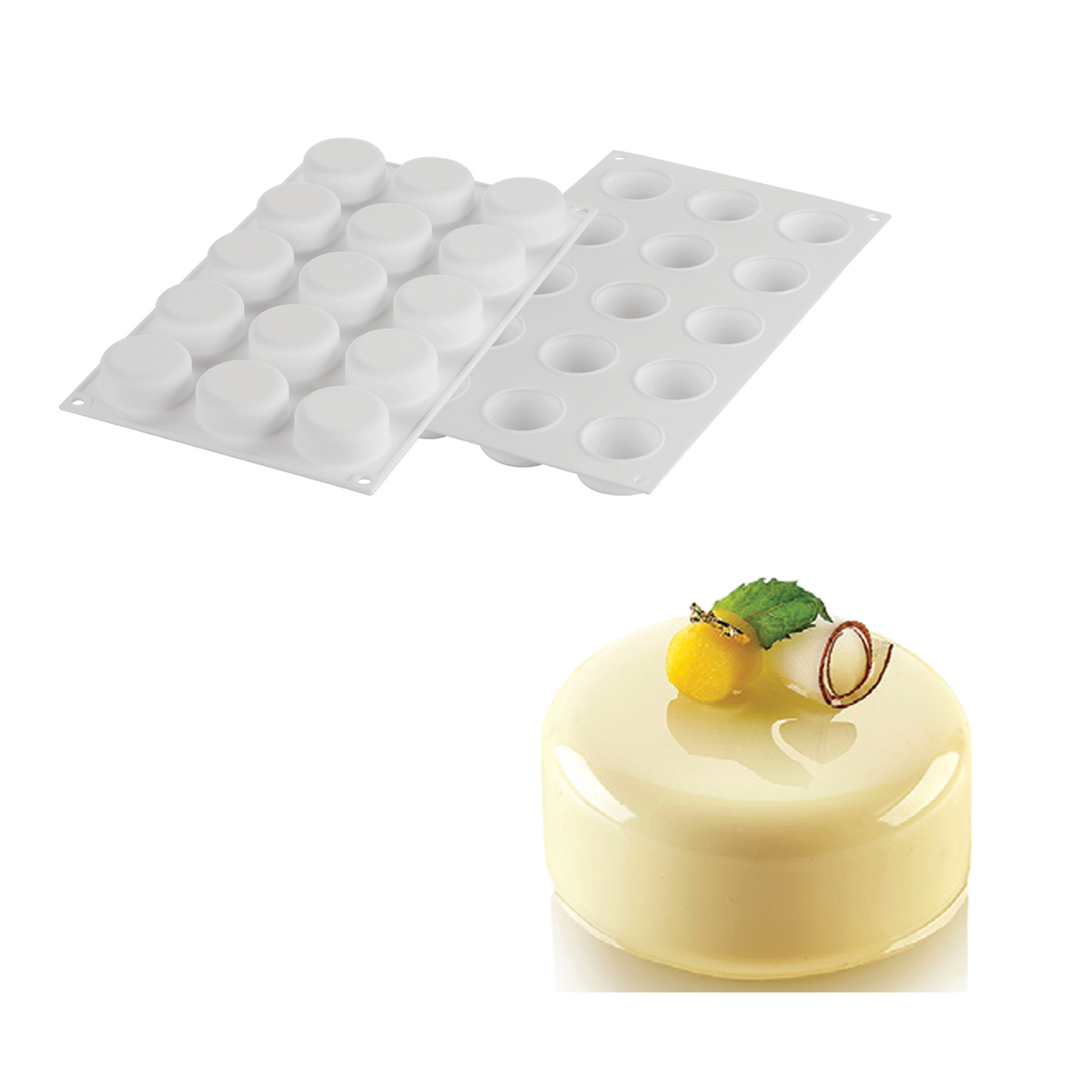 Moule silicone 15 Cylindres – Présentation