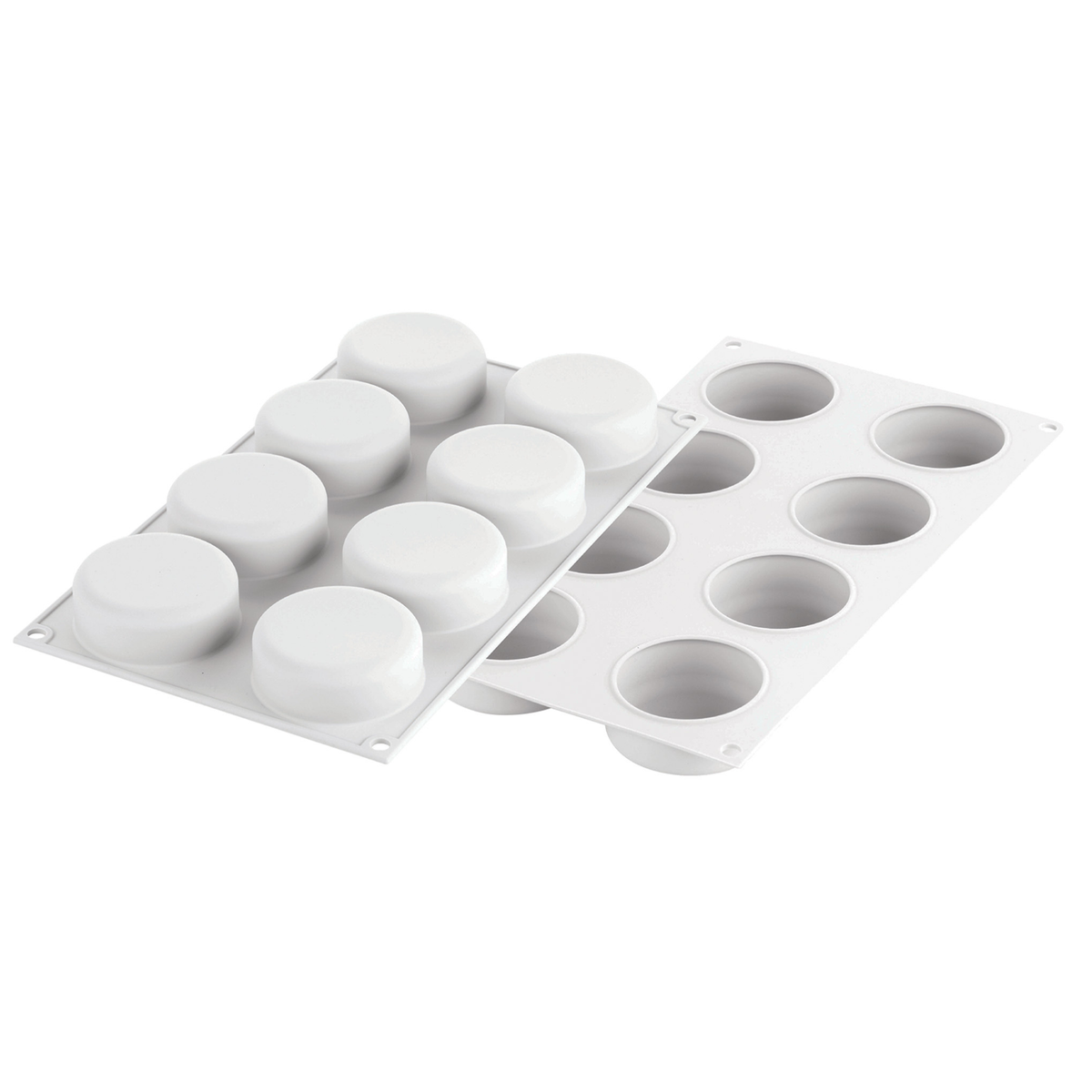 Moule silicone 8 Cylindres – Vue du moule