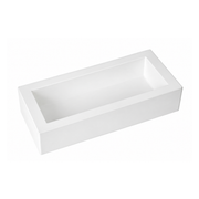 Moule à bûche blanc en silicone