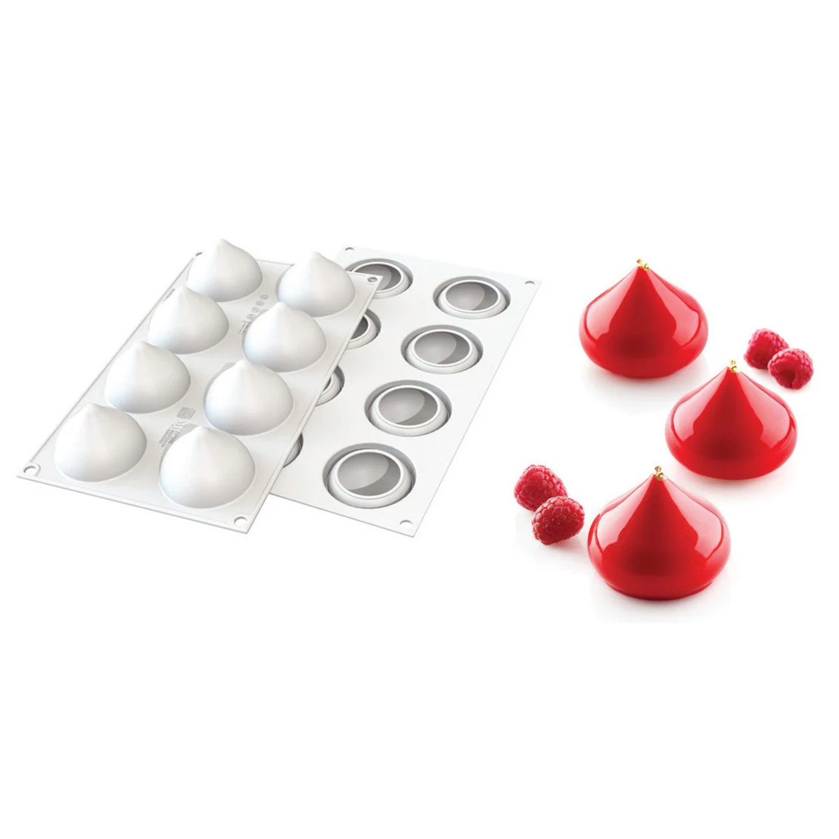 Moule silicone 8 Gouttes 55 – Présentation