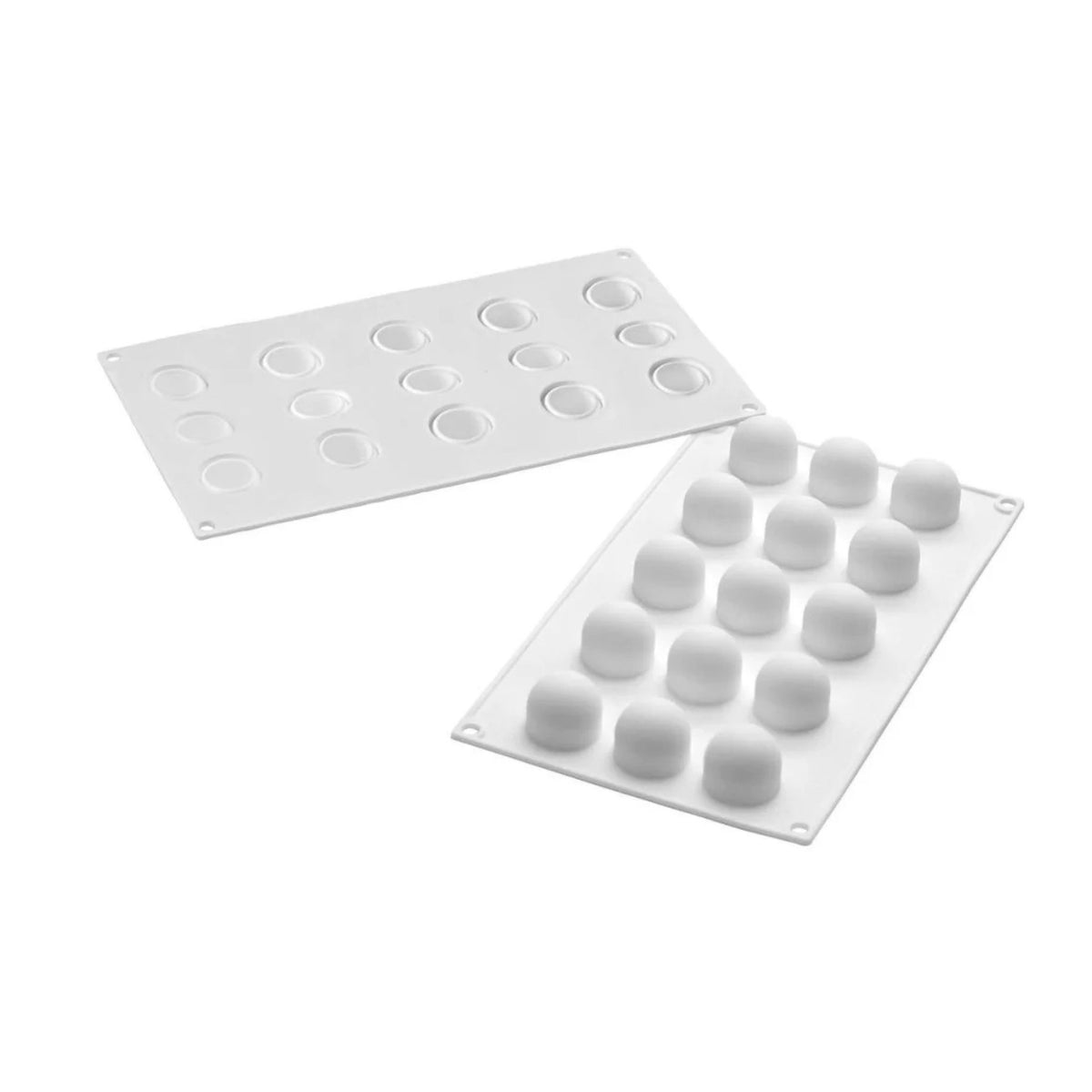 Moule silicone Mini Truffes Silikomart avec 15 empreintes sphériques