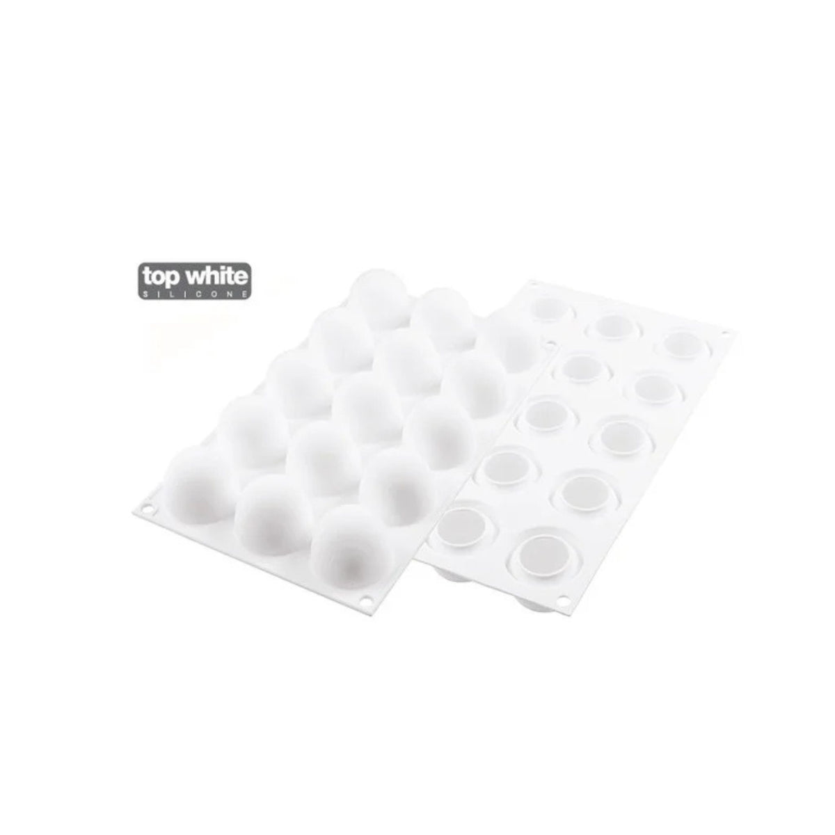 Moule silicone Truffes 40 Silikomart 15 empreintes sphériques