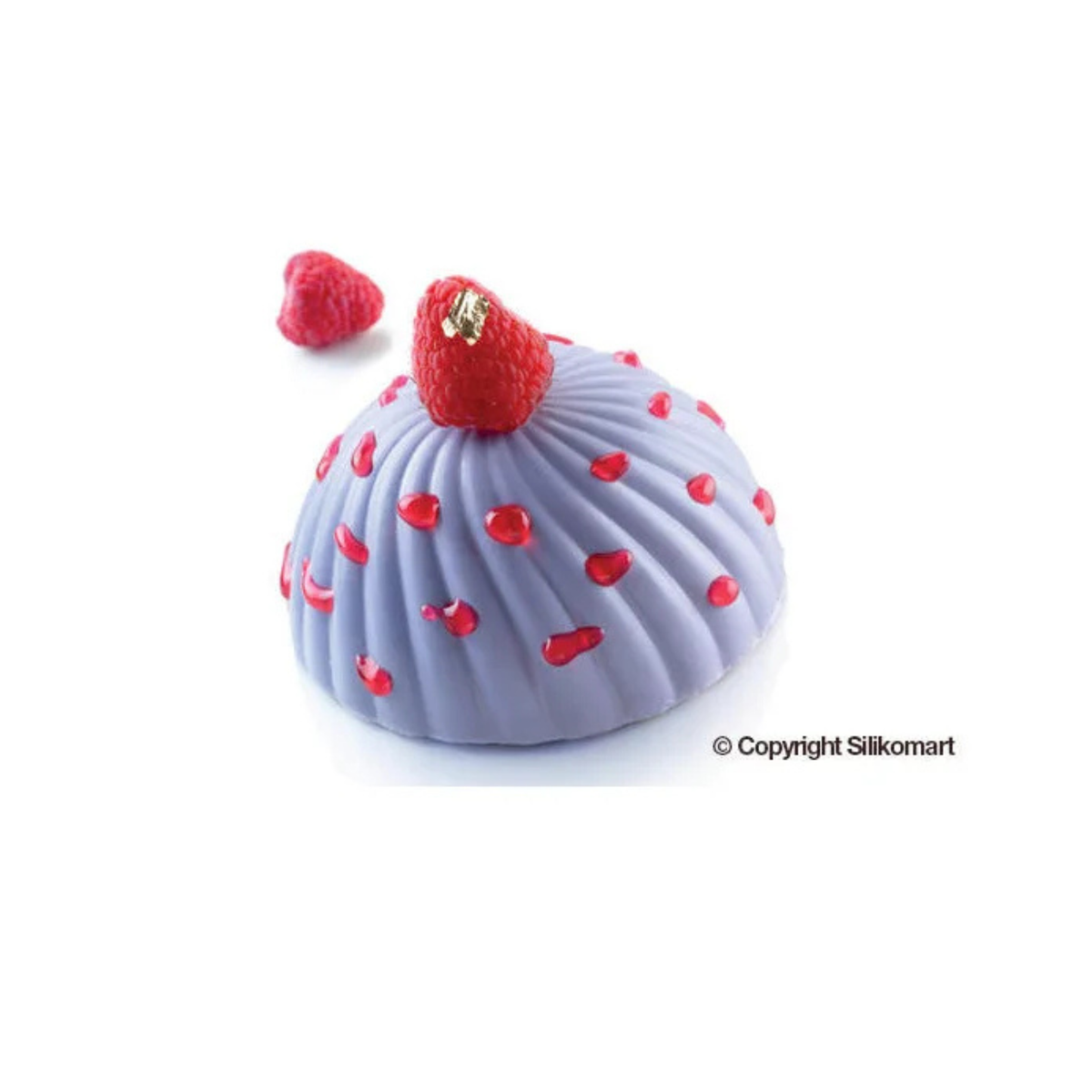Entremets individuel réalisé avec moule Parfum Silikomart