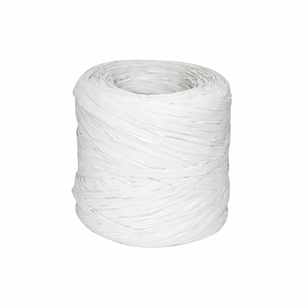 bobine de raphia blanc