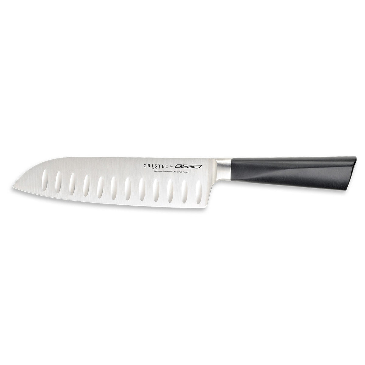 Couteau Santoku Cristel by Marttiini à lame alvéolée